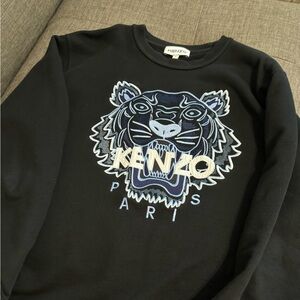 Limited edition Kenzo tiger sweater in black and blue
